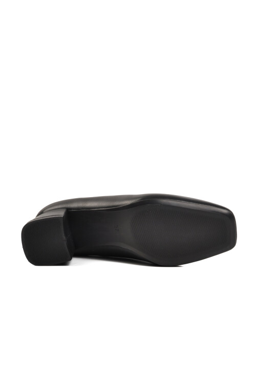 Siyah Cilt  Kadın Topuklu Ayakkabı 312237 Z