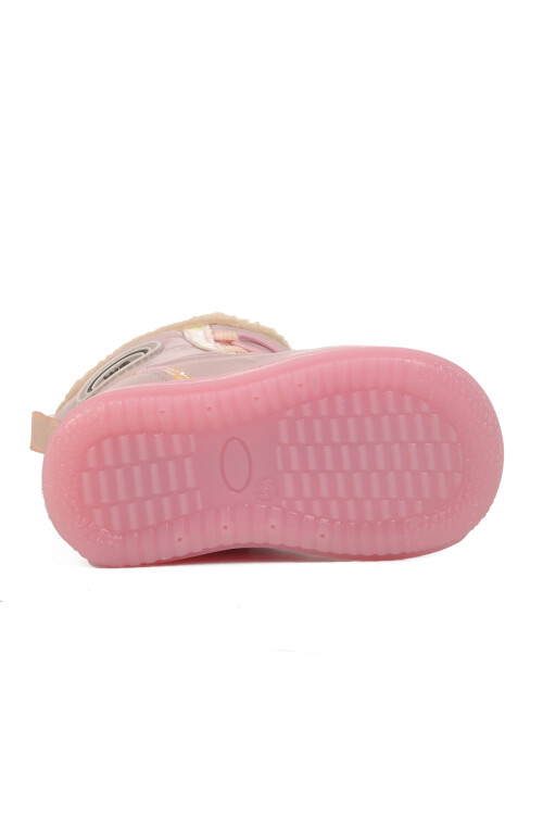 حذاء Yelets للبنات من الفرو الوردي 25 ألف ب