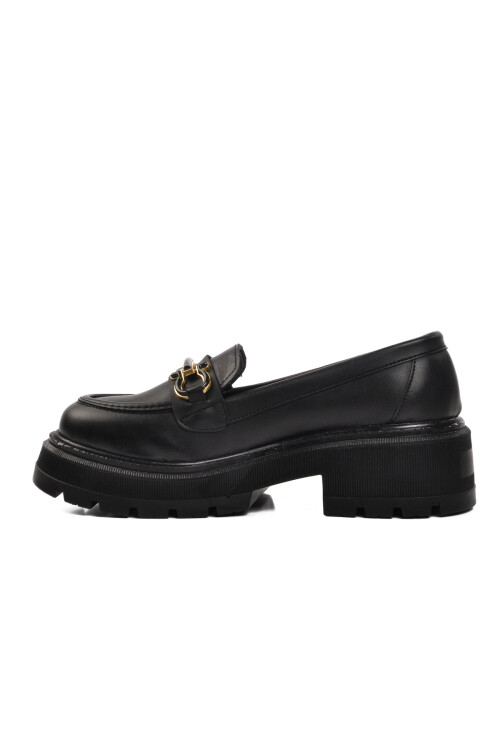 Black Skin Womens Casual Shoes 572377 Z