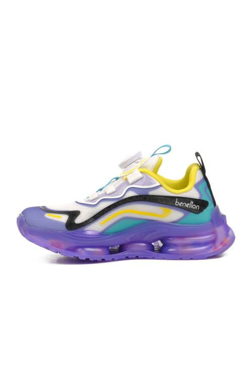 White-Lilac Childrens Sports Shoes Benetton BNI-10012 F