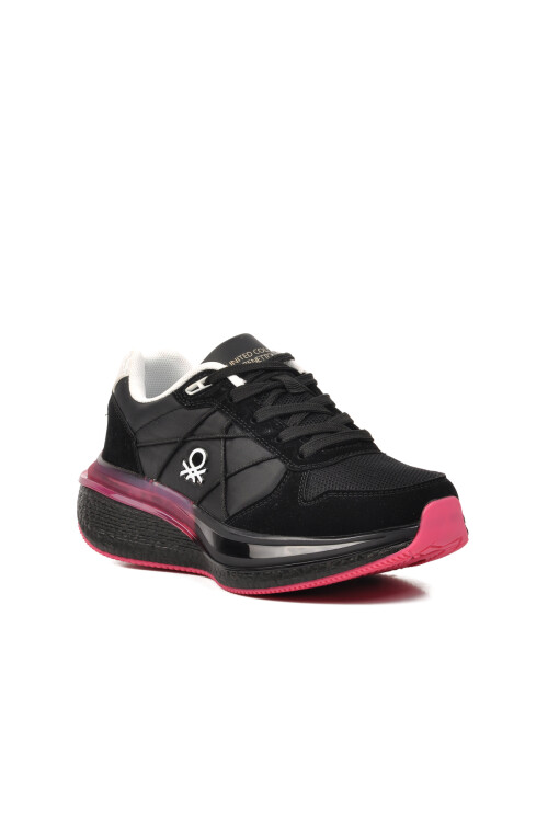 Black Womens Sneakers Benetton BNI-10044 Z