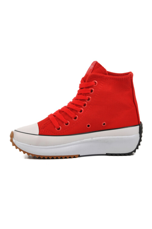 Red Unisex Hi Sneaker PO-30100 G