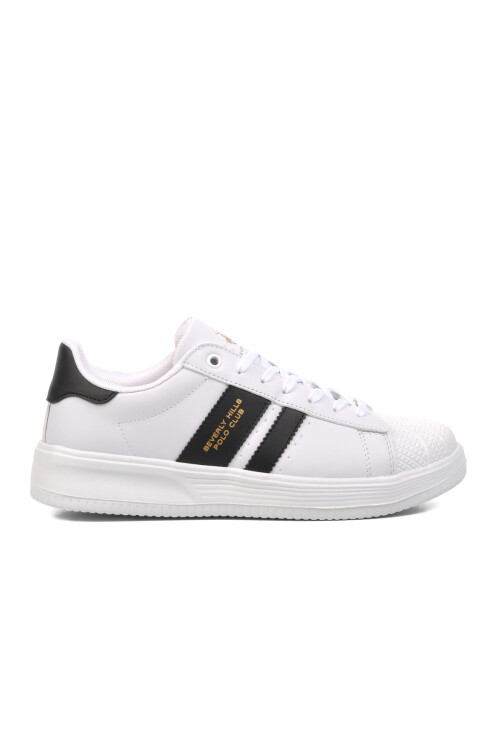 White-Black Unisex Sneaker PO-30162 G