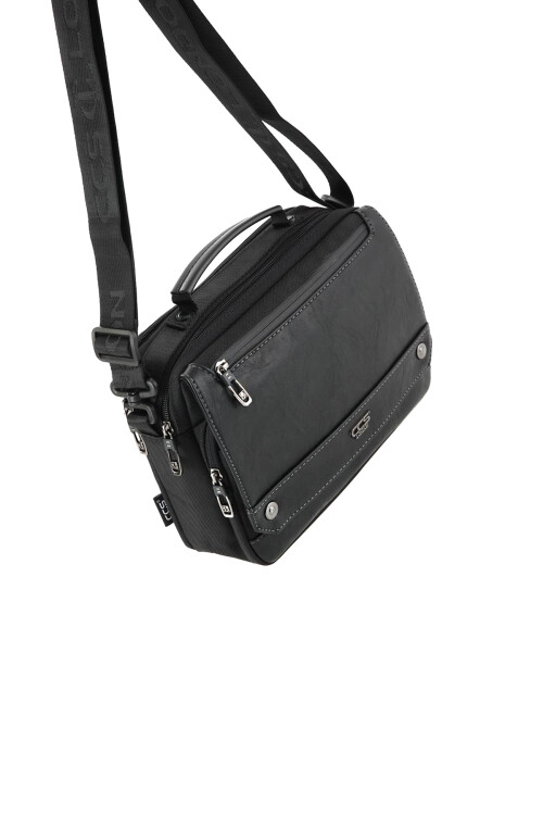 حقيبة يد وكتف رجالية سوداء 31375