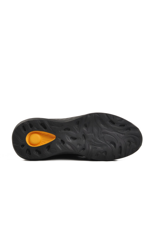 Siyah Hakiki Deri Ortopedik Erkek Casual Ayakkabı 191103 M