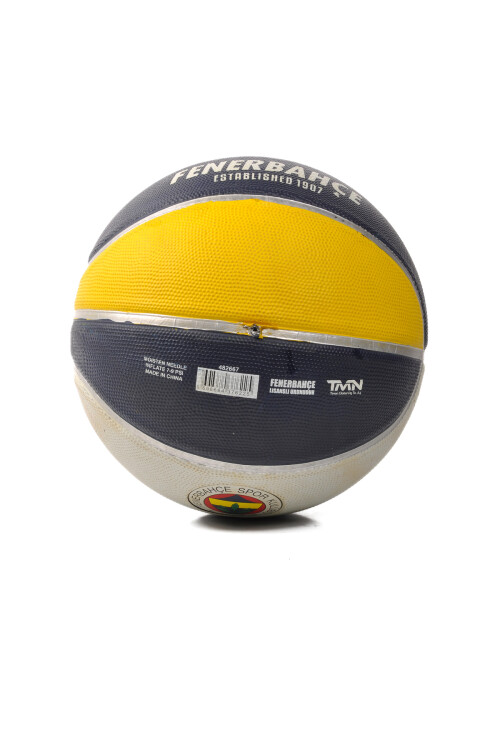 FenerbahceYellow-Navy Blue FB Licensed Basketball Ball 482667