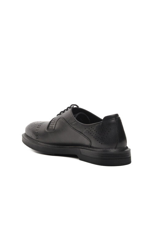 Siyah Hakiki Deri Erkek Günlük Ayakkabı 43708 Tedd M