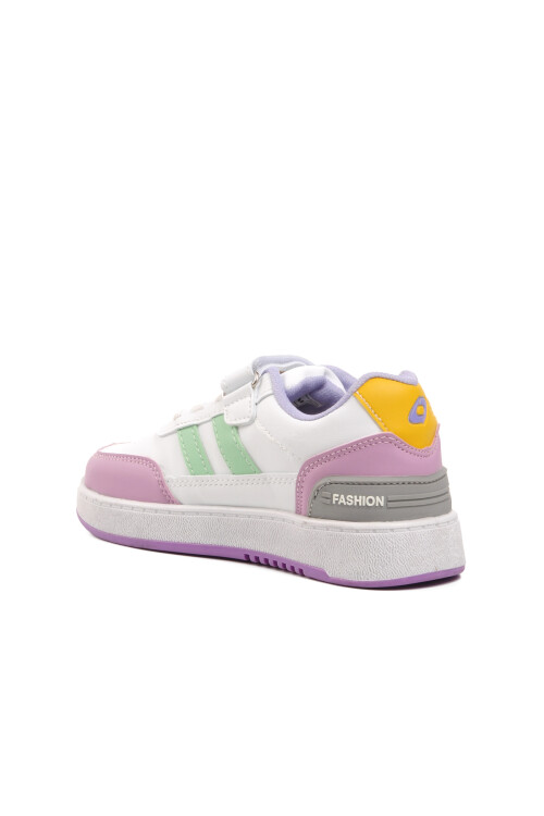 White-Lilac Childrens Sports Shoes 725-24K F