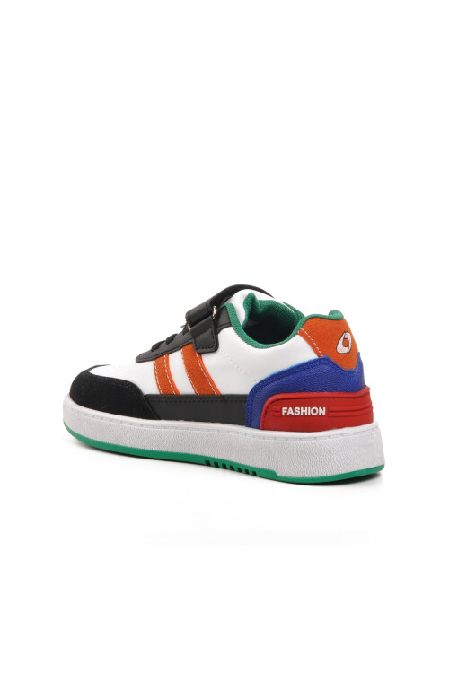 White-Green Childrens Sneakers 725-24K F