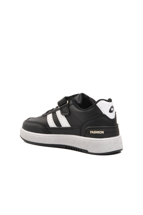 Black-White Childrens Sneakers 725-24K F