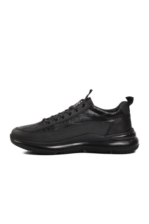 Black Mens Casual Shoes 152-18168 M