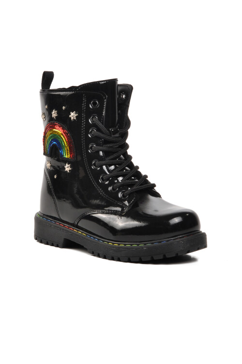 Black Girls Boots 1527 F