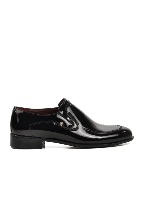 Black Patent Leather Mens Classic Shoes 7057 M