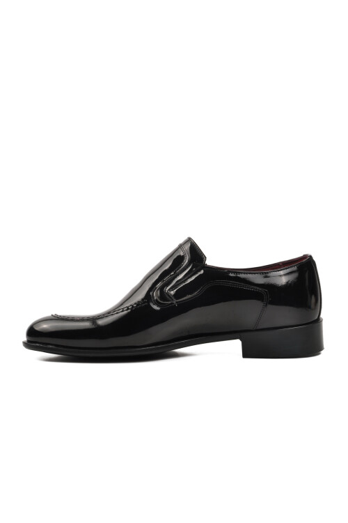 Black Patent Leather Mens Classic Shoes 7057 M