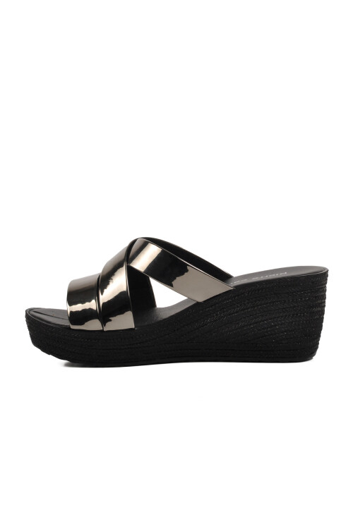 Platin Ayna  Kadın Terlik PC-3505 Z
