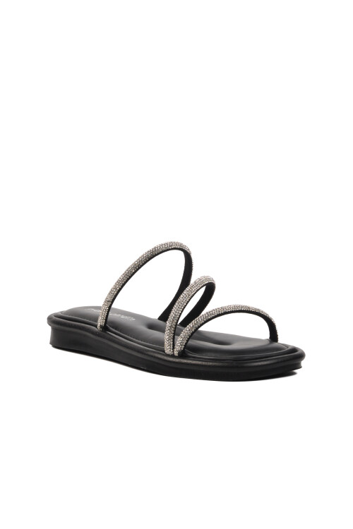 Black Womens Slippers PC-5102 Z