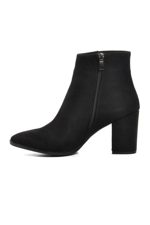 Black Suede Womens Boots Pc-52423 Z