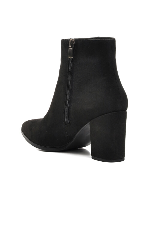 Black Suede Womens Boots Pc-52423 Z