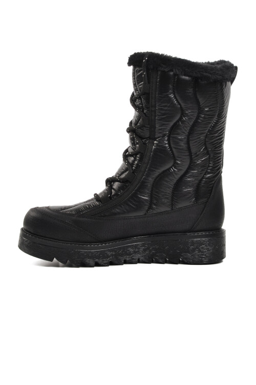 Black Womens Snow Boots Pc-52661 Z