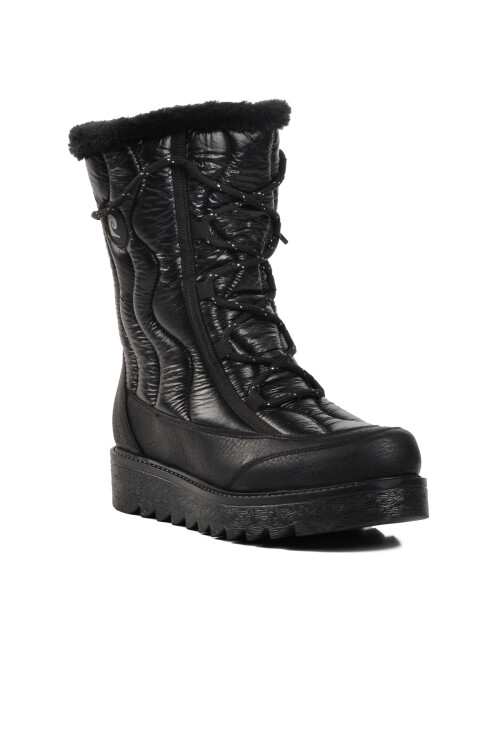 Black Womens Snow Boots Pc-52661 Z