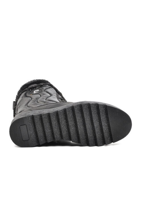Black Womens Snow Boots Pc-52661 Z