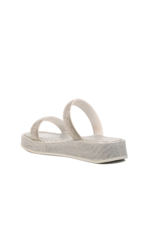 Silver Womens Slippers PC-53089 Z