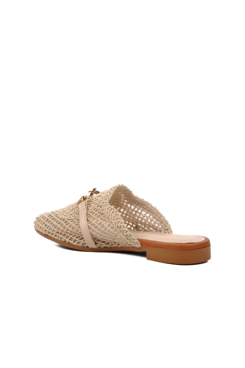 Beige Womens Slippers PC-53128 Z