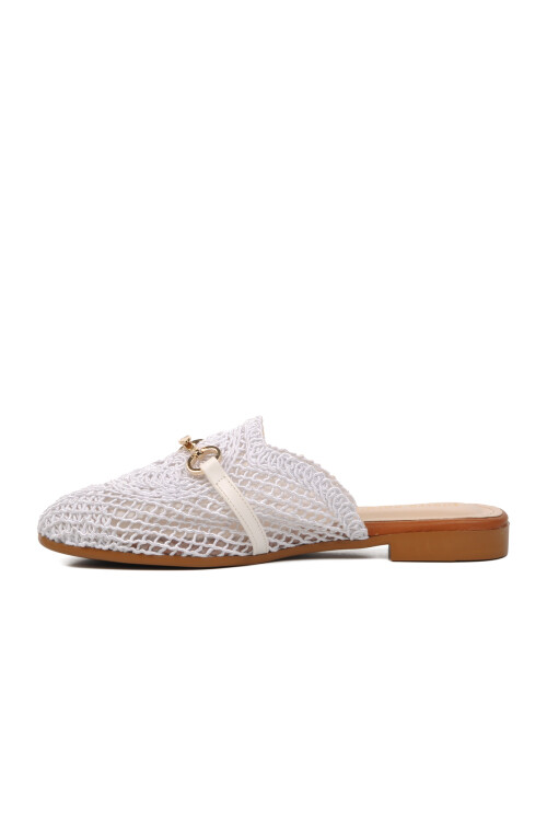 White Womens Slippers PC-53128 Z