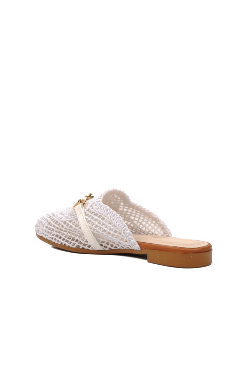 White Womens Slippers PC-53128 Z