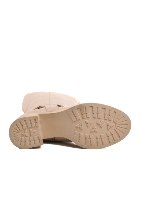 Krem  Kadın Çizme PC-54119 Z