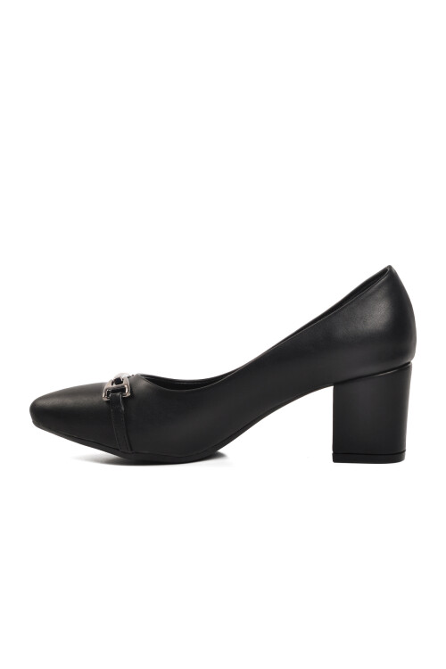 Siyah  Kadın Topuklu Ayakkabı PC-54212 Z