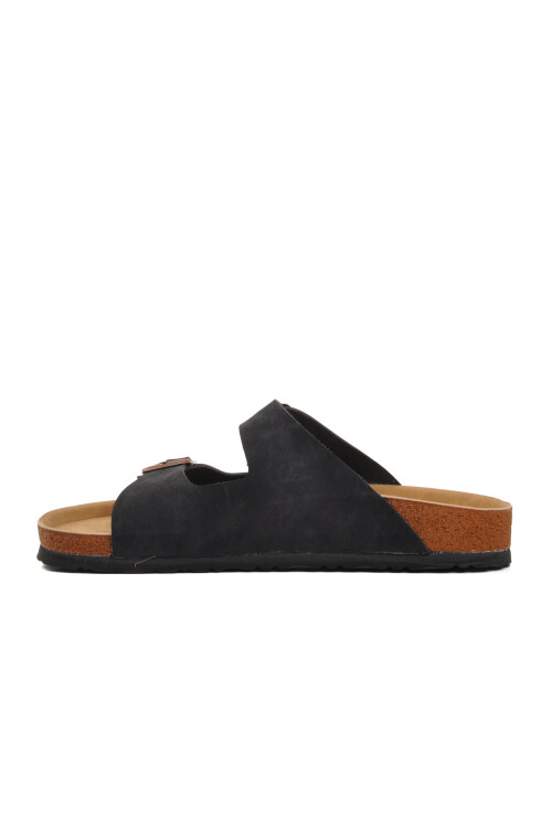 Black Mens Slippers PC-6995 M
