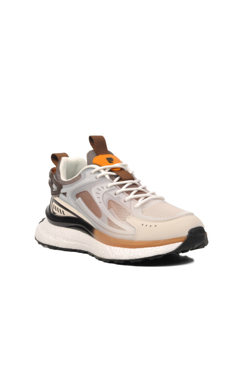 White-Brown Mens Sneakers PCI-10105 M