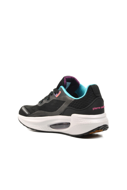 حذاء رياضي نسائي باللونين الأبيض والأسود PCI-10108 Z