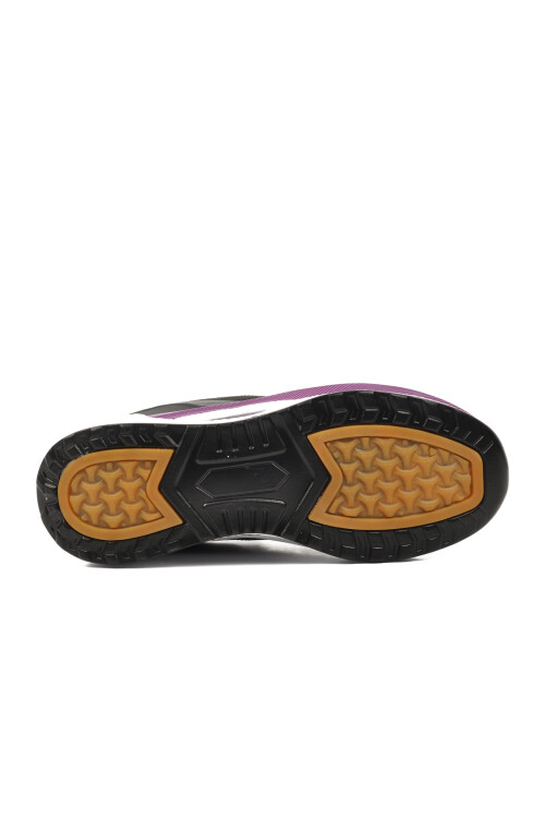 حذاء رياضي نسائي باللونين الأبيض والأسود PCI-10108 Z