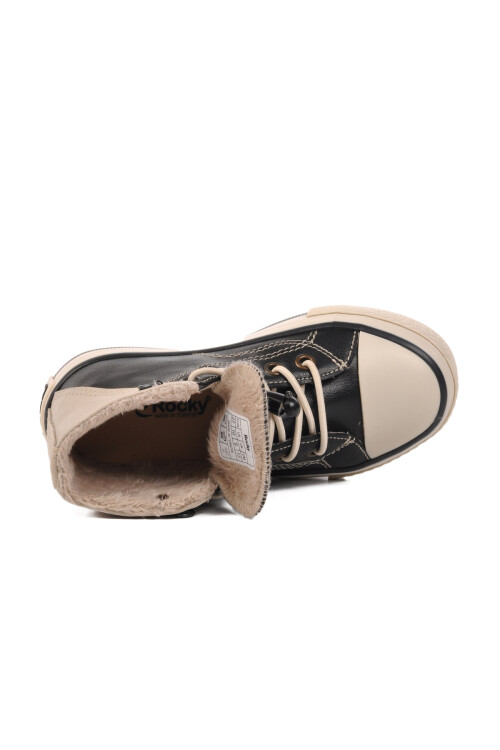 Black-Beige Childrens Sneakers 005 P