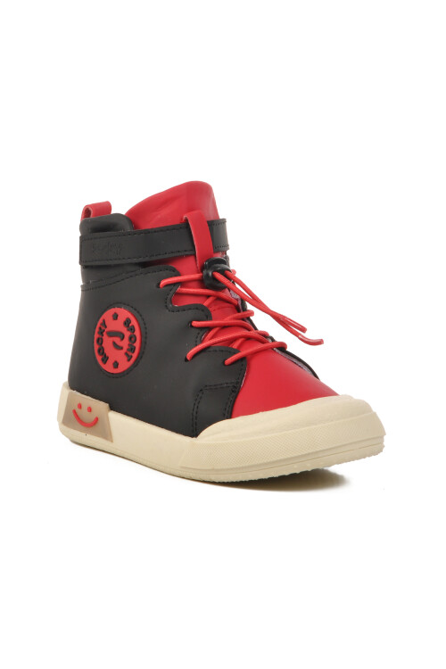 Siyah-Kırmızı  Çocuk Spor Ayakkabı 17 P