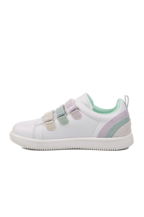 White-Mint Childrens Sneakers 6502 P