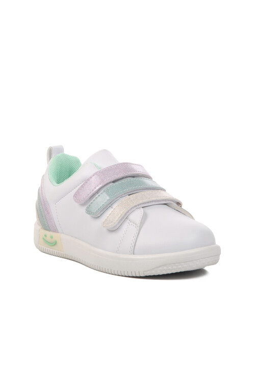 White-Mint Childrens Sneakers 6502 P