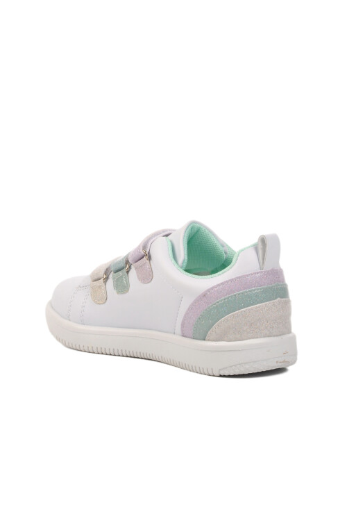 White-Mint Childrens Sneakers 6502 P