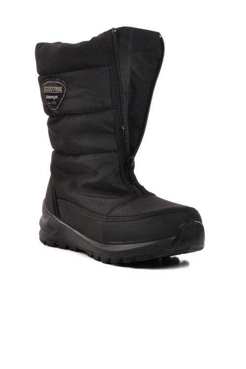 scooterBlack Waterproof Girls Snow Boots F7447 F