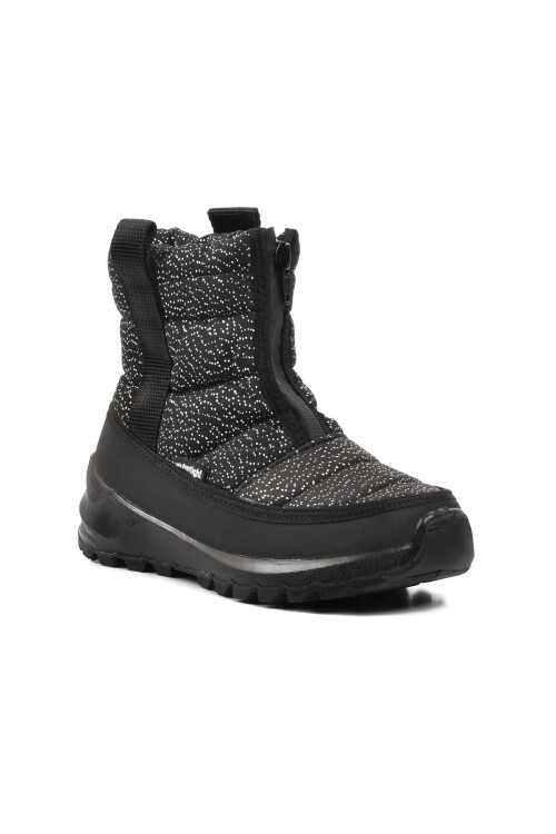 Black Glittery Childrens Snow Boots F7448 F