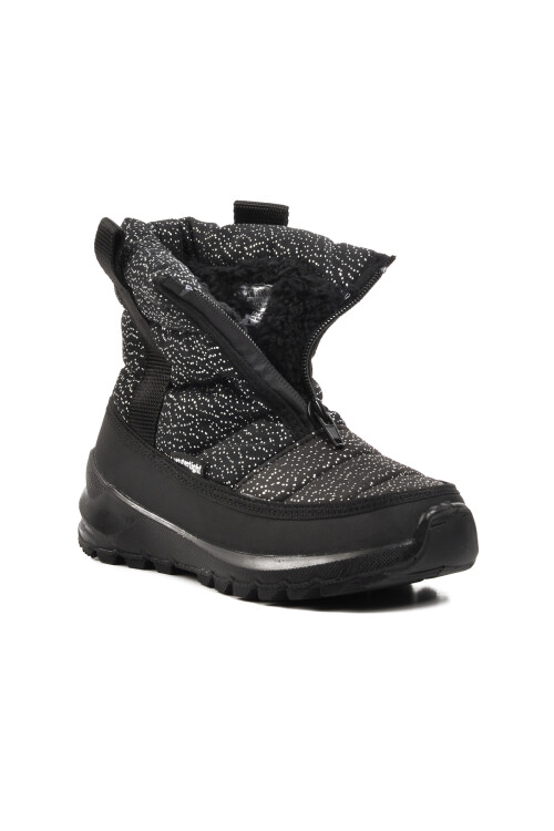 Black Glittery Childrens Snow Boots F7448 F