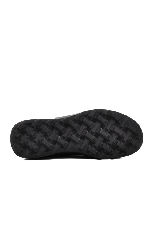 Black Nubuck Genuine Leather Mens Casual Shoes 152-18484 M