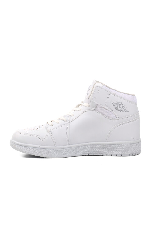 White-White Unisex Hi Sneaker Sloga Hı G