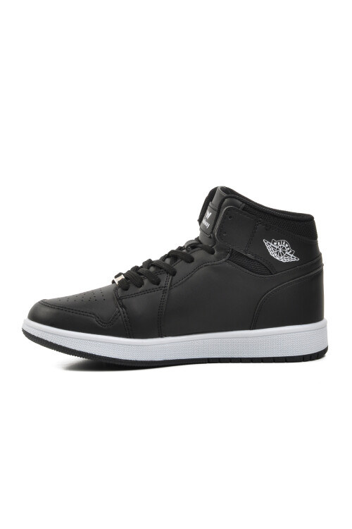 Black-Black-White Unisex Hi Sneaker Sloga Hı G