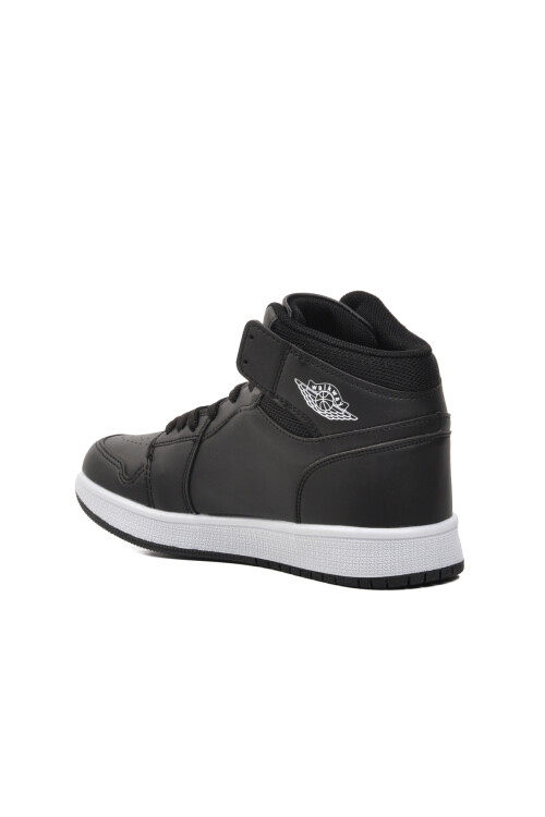 Black-Black-White Unisex Hi Sneaker Sloga Hı G