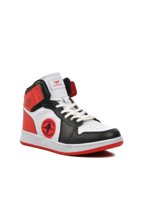 Black-White-Red Mens Hi Sneaker Sloga Hı M