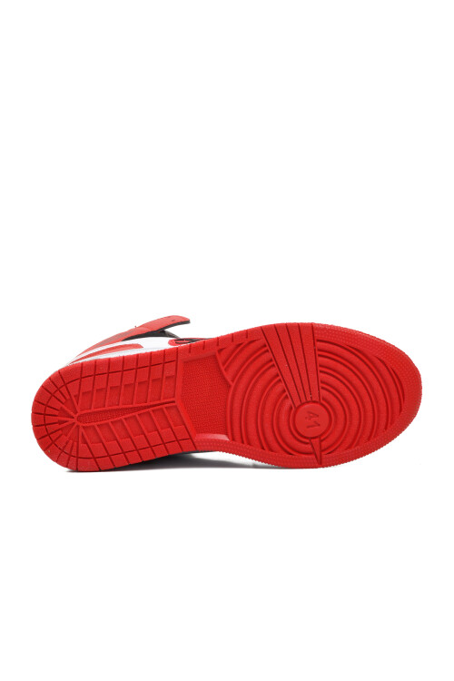 Black-White-Red Mens Hi Sneaker Sloga Hı M