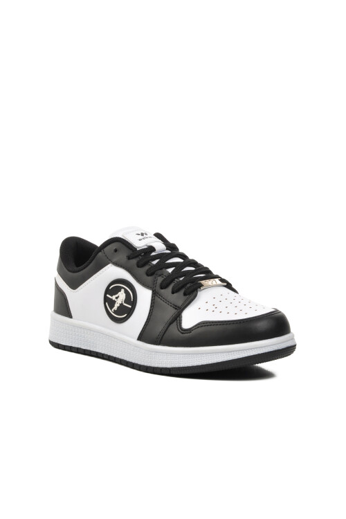 Black and White Mens Sneaker Sloga M